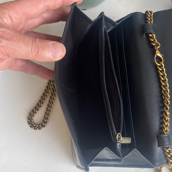 Kurt Geiger London Mini Soho Leopard Print Calf Hair Leather Striped Crossbody - Picture 11 of 15